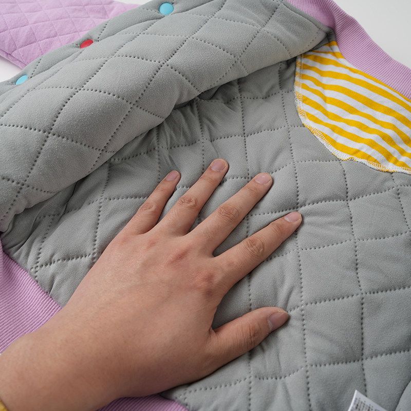 Winter Thickened Baby Girl Outerwear 90-Size 150 Cotton-Padded Jacket