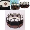 Tenda Kennel Portatile per Animali Domestici Design Ottagonale per Facile Montaggio e Riposizionamento