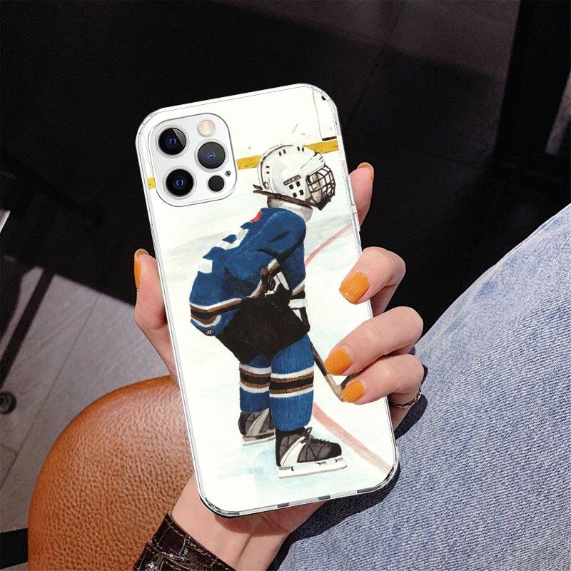 Ice Hockey Rink Sport Phone Case For iPhone 17 Air 16 Pro Max 16E 15 + 14 Plus 11 12 13 Mini 7 8 SE Gift Print Cover Fundas 17 A
