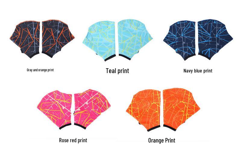 Paddle Hand Half-Finger Diving and Swimming Gloves for Outdoor Water Sports