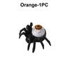 1-5PCS Halloween LED Eyeball Candle Lamp with Spider Design Glowing Pumpkin Light for Party Atmosphere Decoration Prop Spooky
