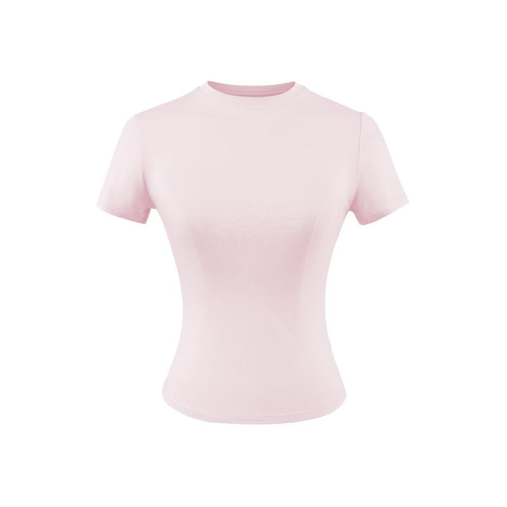 Sexy European & American Style Slim Fit Short Sleeve Round Neck T-Shirt - Versatile Summer Basic