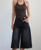 HAINT Merdin Denim Bermuda Pants 3Col_Black
