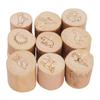 9 Stück Tierstempel aus Holz zum Dekorieren von Karten, Geschenkpapier, Journals, Planern, Ton, Stoff