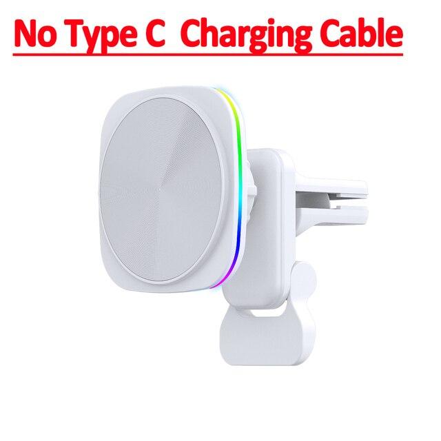 Magnetic Car Phone Holder Stand 30W Car Wireless Charger Mount Support in Car for iPhone 14 13 12 Pro Max Mini Car Fast Charging