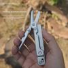 Tragbares multifunktionales Klappmesser und Schere zur Selbstverteidigung und zum Camping