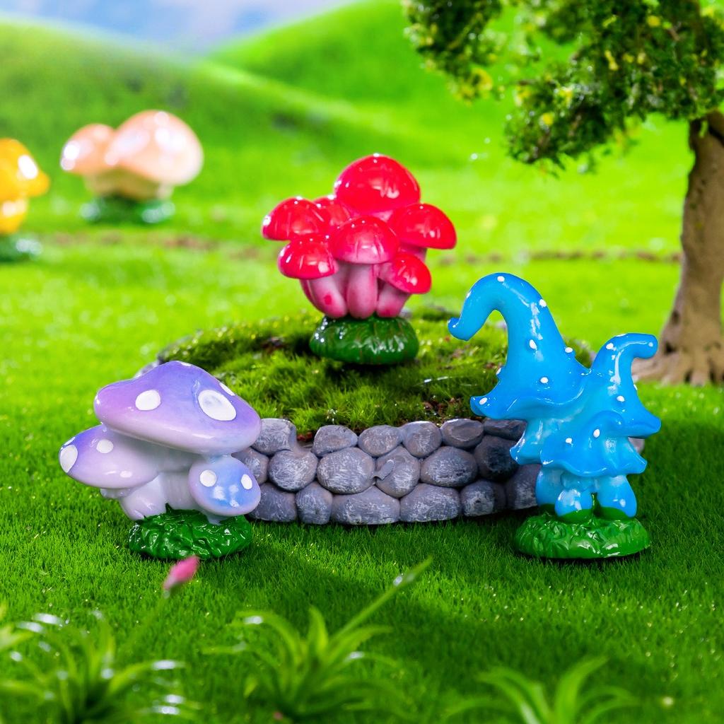 11 PCS Micro Landscape DIY Mushroom Decoration Set