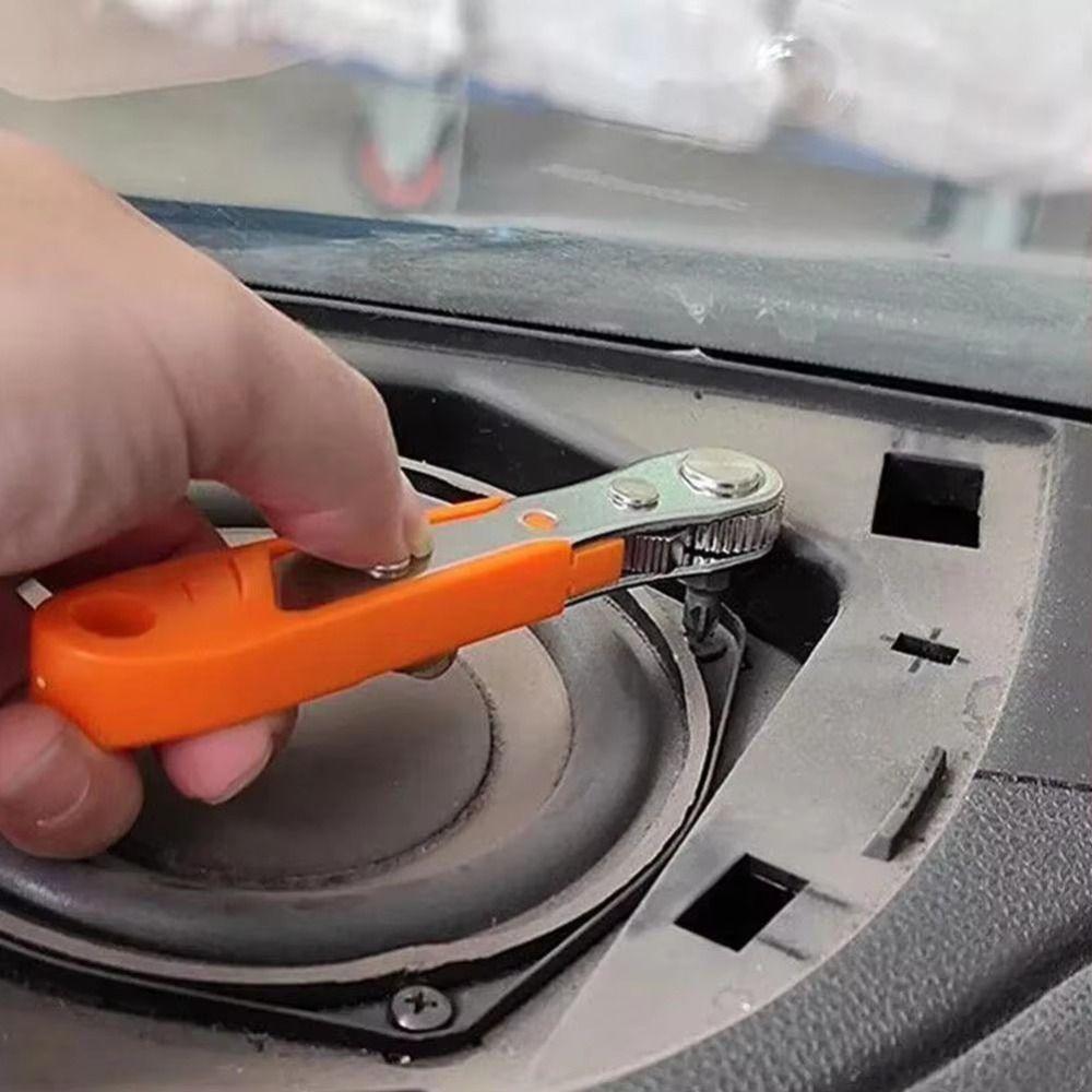 36 Tooth Ratchet Right Angle Ratchet Wrench Durable L-shaped Turning Wrench Small Space Gap