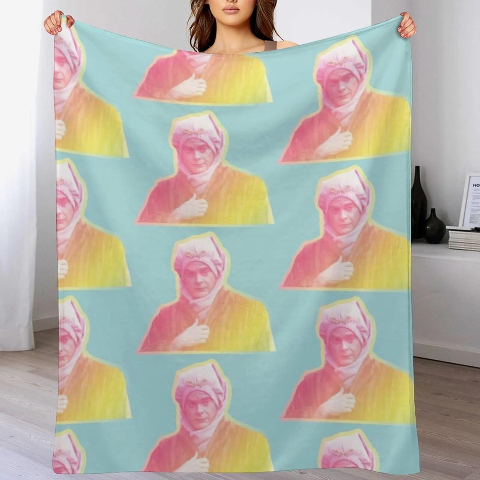 Bill Hader as Little Vivvy in Sandy Passage Rainbow Design Throw Blanket Cozy Home Blanket Gift for Christmas Holiday 102x76cm(40x30in)