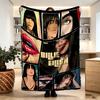 Billie Eilish Print Blanket - Soft & Comfortable, for Bedroom, Travel, Sofa, Home Decoration - Birthday Christmas Gift for Friend