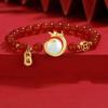 2024 Chinese Style Zodiac Dragon Bracelet For Women Men Brings Wealth Health and Good Luck Red Beaded Couple Bracelet Jewelry Gi