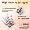 Self Adhesive Eyelashes Cluster Lashes No Glue Individual Lashes Soft Idol Lash Clusters Reusable Self Adhesive Lashes