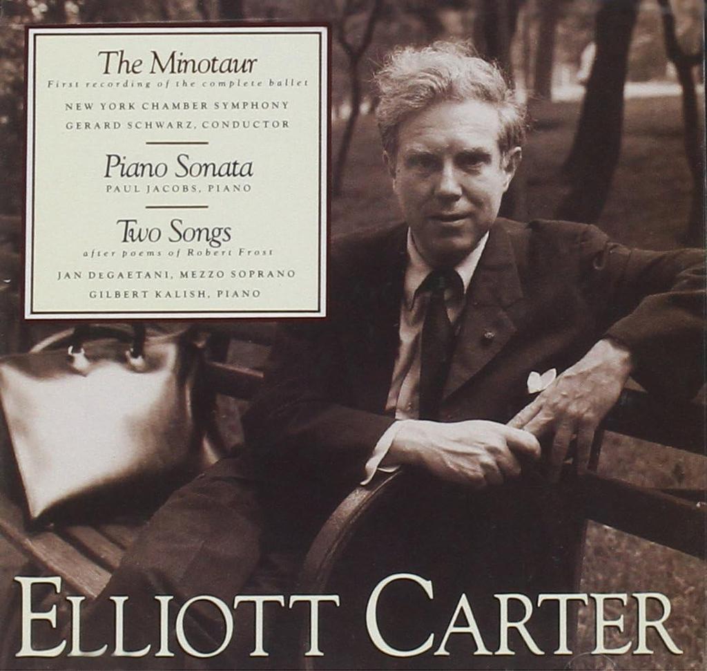 CD CARTER, JACOBS; SCHWARZ - Minotaur / Piano Sonata  9792482 US Classical Used