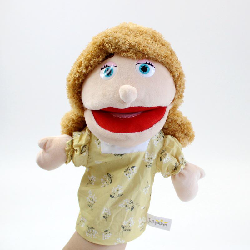 

Семейный кукольный набор - Шесть кукол-перчаток для рассказывания историй и выступлений Height about 30 cm