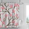 Rideaux De Douche Modernes Nordiques, Tissu Imperméable, Non-ald, Ébll'eau, Plante Simple, Pour La Maison Et La Salle De Bain