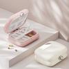 Mini Double Layer Pill Organizer Moisture-Proof Pill Dispenser Vitamin Container  Travel