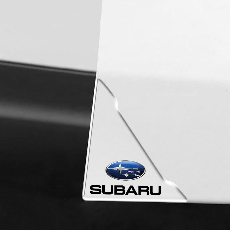 2 Stück Auto Tür Eckabdeckung Kratzschutz Aufkleber Styling Für Subaru Impreza Legacy WRX STI BRZ Forester Ascent Levorg XV