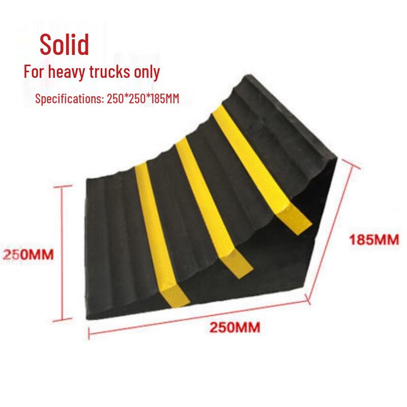 Portable Heavy-Duty Rubber Wheel Chock