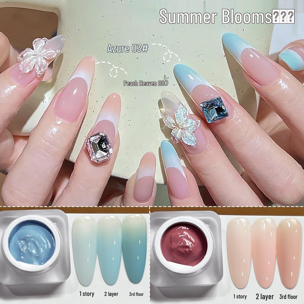 

Midsummer Blossoms Gel: Macaron Pink - Exclusive 2025 Nail Salon Polish