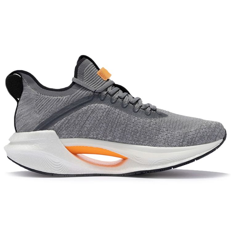 Li-Ning Shadow Essential Frost Grey Orange Men Sneakers Rare-Grey Sandal-Black ARHR125-9