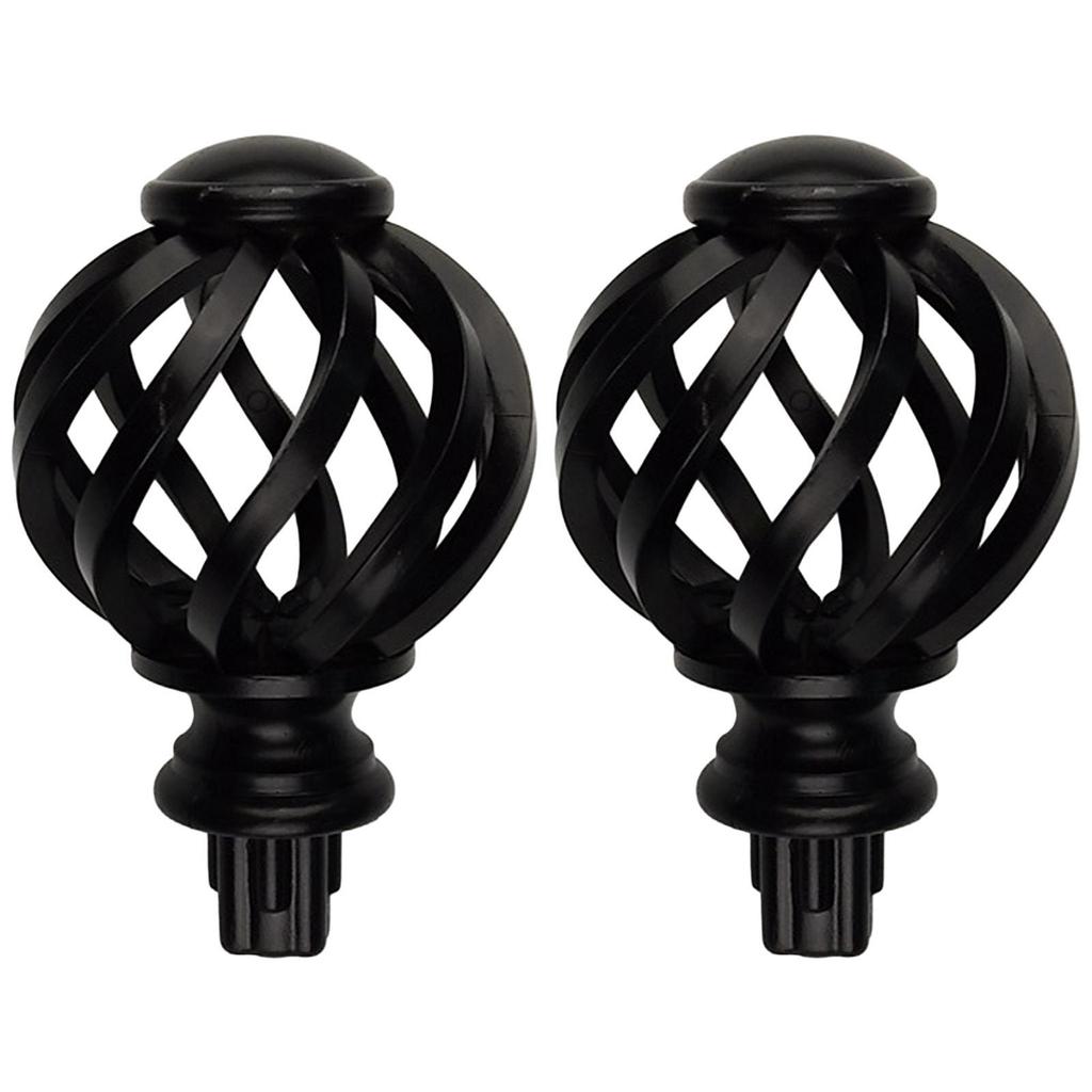 tappi per bastoni per tende, 4 pezzi Terminali for asta di tenda Finestra Tappo for tenda in plastica Tappi for asta di tenda Decorazioni for la casa Articoli for la casa Decorazioni