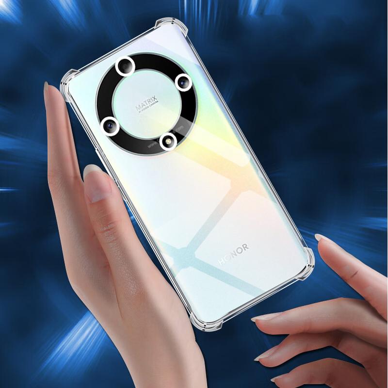 Shockproof Clear Case for Honor X9a RMO-NX1 Soft Silicone Transparent Back Covers for Honor X 9 A X9 9a Phone Protective Camera