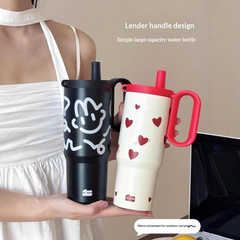 316 Stainless Steel Tumbler Large Capacity Thermal Bottle Double Vacuum Flasks Keep Cold Thermos Cup DIY Gift Mug Coffee Cup