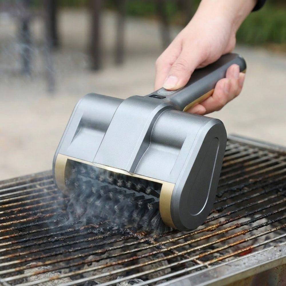 Edelstahl Elektrische Grillreinigungsbürste BBQ Rotierende Bürste Effizienter Ölentferner