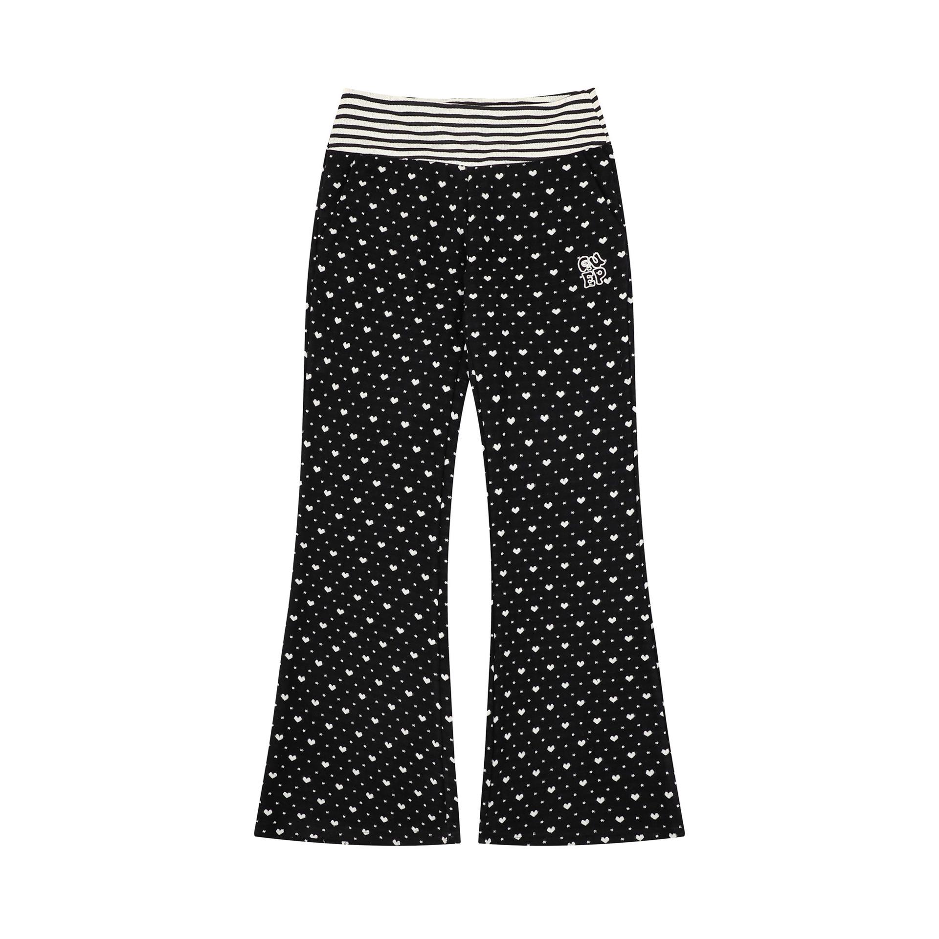 [Guan Qu] New Spring Collection: Women s Sweet Girlish Patterned Loose Casual Long Pants M