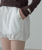 Apeijeu Marshmallow-Fit Shorts(White)