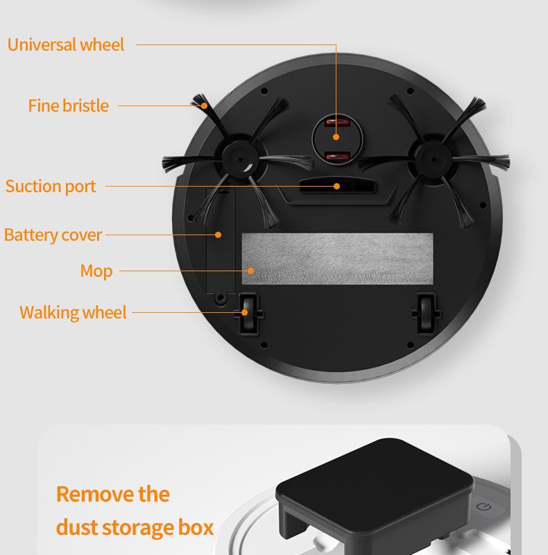 C03 3-in-1 Robot Vacuum Cleaner: Automatic Charging & Sweeping Household Gift