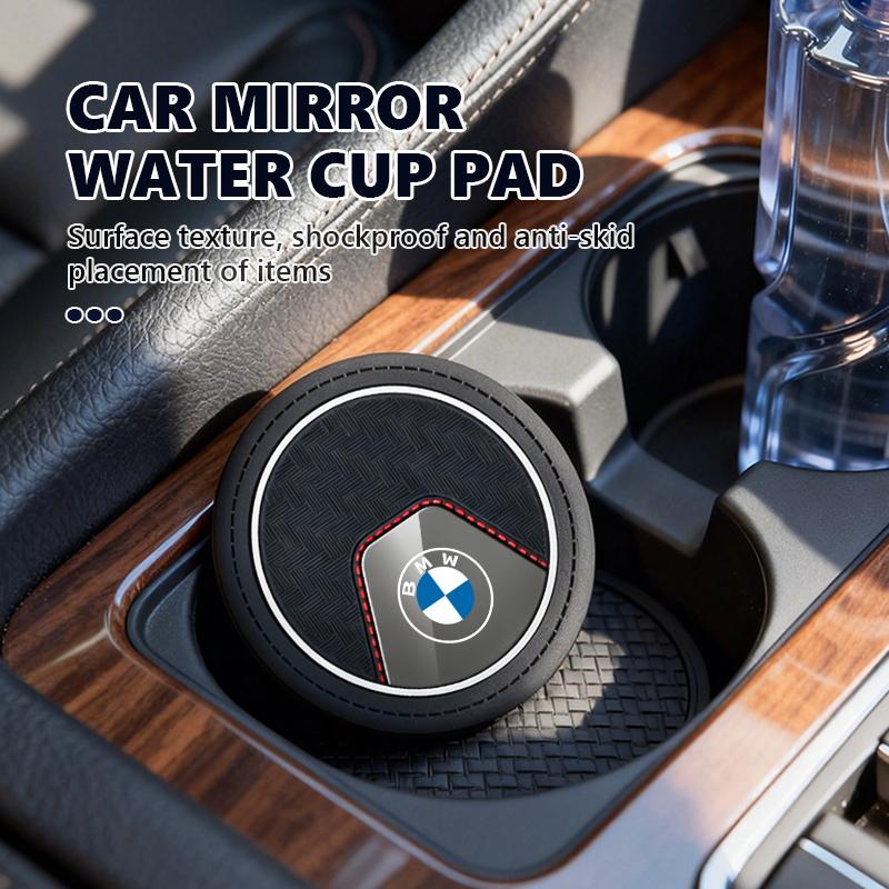 AAA1 Universal Auto Cup Holder Non-Slip Coaster Car Interior Drink Pad For BMW M Performance Alpina M3 M5 M6 X1 X3 X4 X5 G20