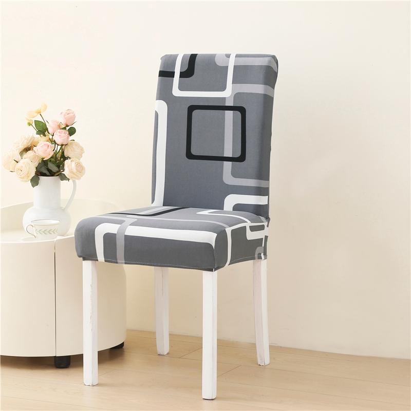 New Colors Chair Covers Floral Modern Slipcover for Dinning Room Wedding Stretch Elastic Furniture Protector
