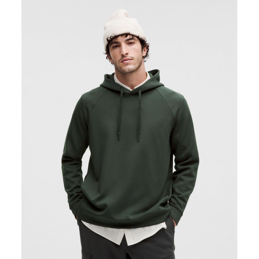 

Lululemon Гладкий спейсер классический крой пуловер с капюшоном черненая сосна XXL