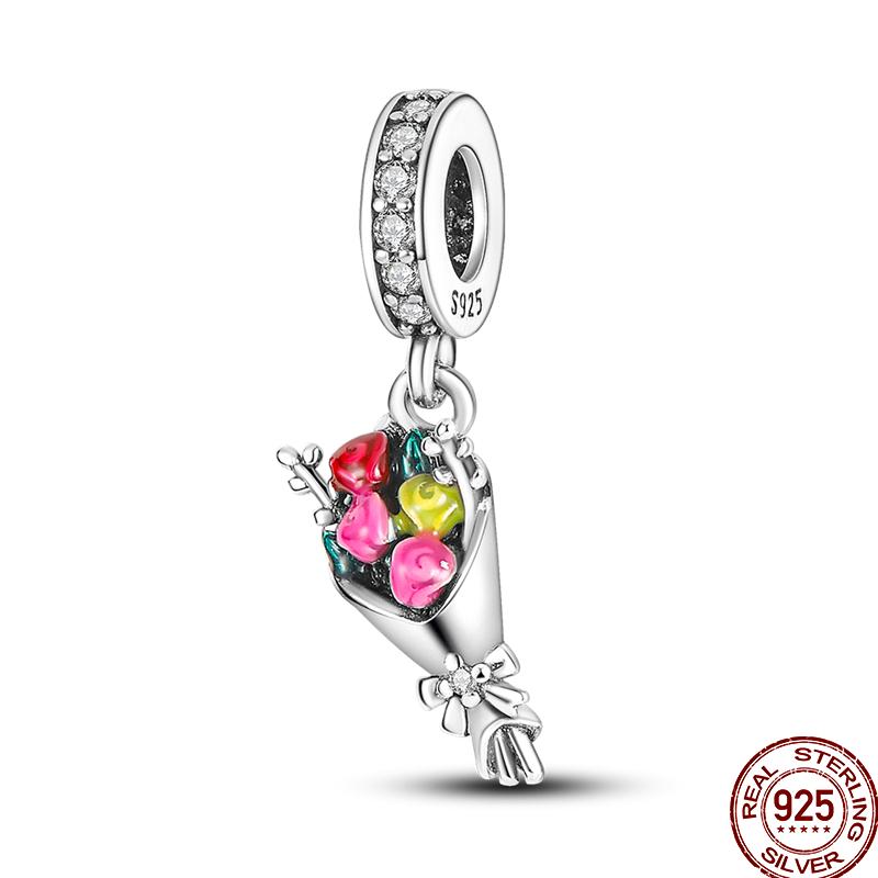 Copper Colorful Butterfly Insect Animal Giraffe Cute Kitten Beaded Beads Suitable Fit Pan Original Bracelet