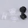 100Pcs Plastic Buckles Ornaments For Shoes Accessories Diy Shoes Buttons Lightweight Buckles Black Clear Buckles Findings