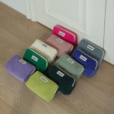 Everyday Corduroy Pouch (10 Colors) (Gift Box)