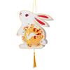 Chinese Style Handheld Rabbit Lantern Handmade Mid-Autumn Festival Lantern  School Project