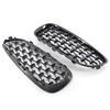 1 Pair Front Hood Single Line Grille Front Kidney Racing Grille Gloss Black 51137181547 51137181548 For BMW Z4 E89 2009-2016