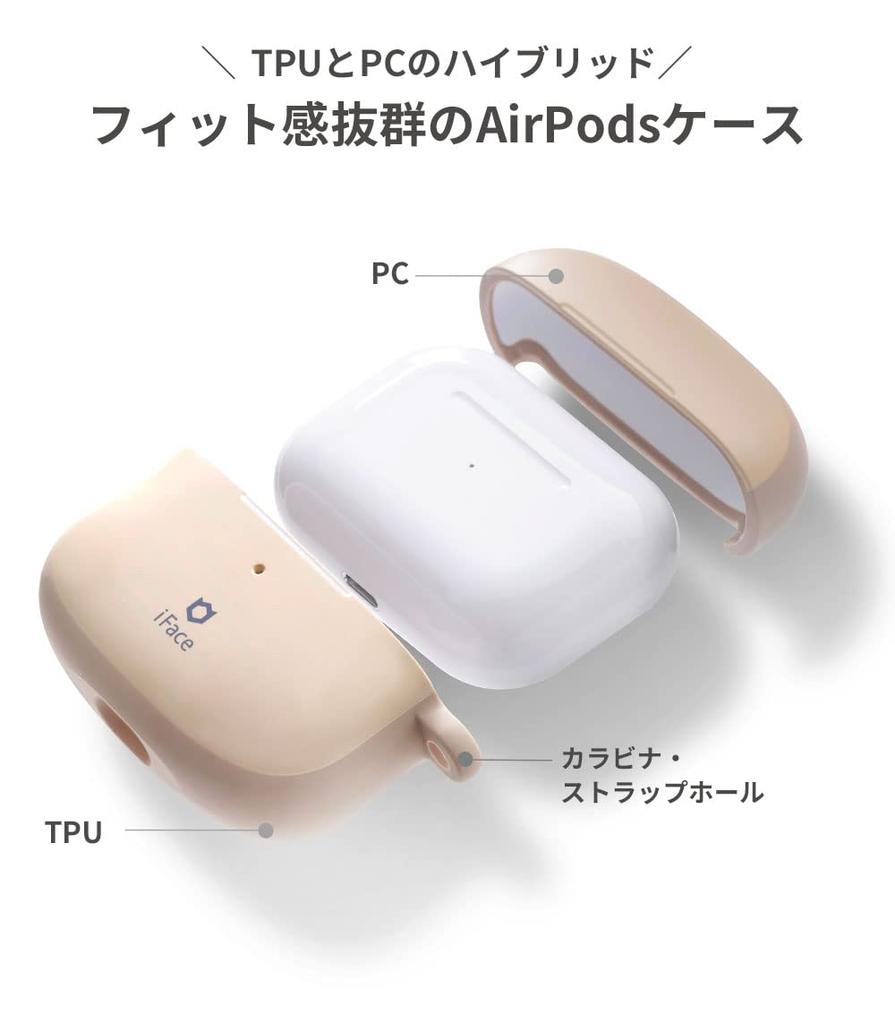 iFace First Class AirPods Case 3 AirPods 3rd Generation Case with AirPods (3rd Generation) (Milk) [AirPods Case, Carabiner, 3, iFace, Korea]