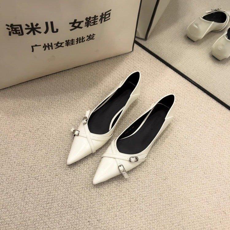 Frühling und Herbst Retro Mary Jane flacher Mund flacher Boden keine müden Füße 2025 Einzelschuhe Damen Französische Nische Abendschuhe weiche Sohle Einzelschuhe