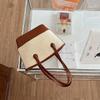 2025 Sommer Koreanische Retro High-End Stroh Tote & Unterarm Tasche für Frauen