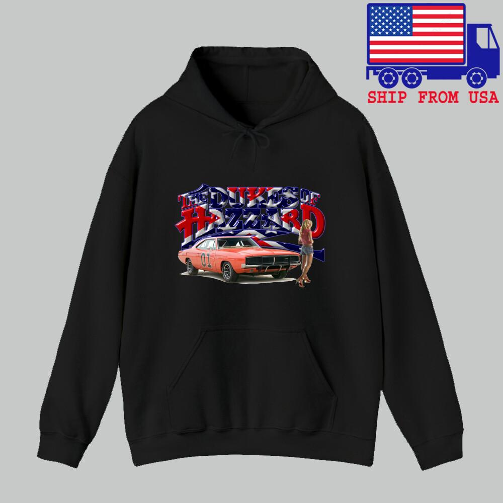 The Dukes Of Hazzard Genereal Lee Car Men#039;s Black Size S3XL Unisex T-Shirt XXXXL