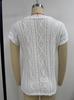 European & American Women's Jacquard Round Neck Loose T-Shirt Vest, Summer 2026 Collection