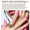 Smart Ring Multifunctional Step Health Tracker Heart Rate Blood Oxygen Monitor Waterproof Multi Sports Men Women Sleep Fitness