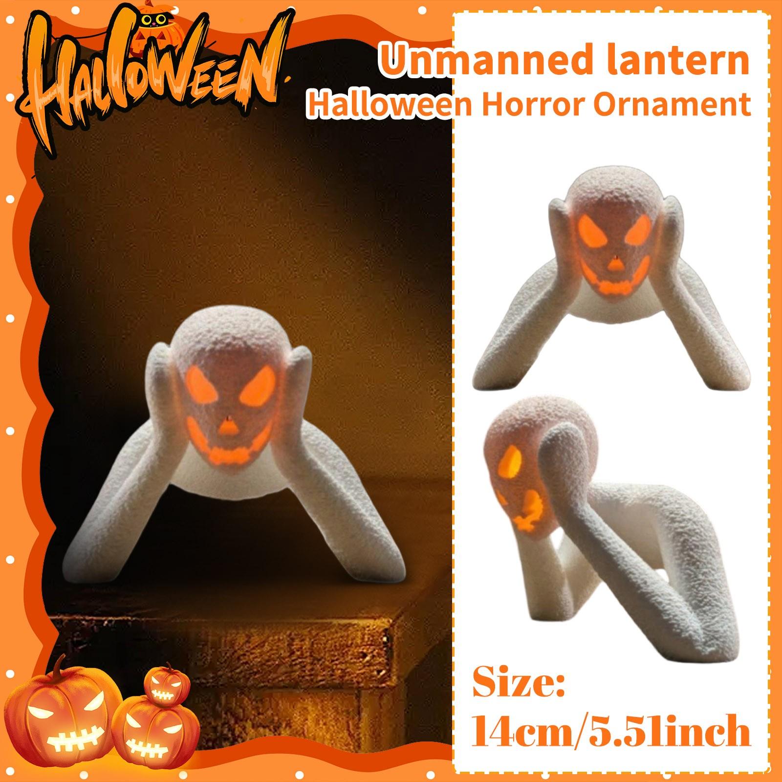 

Drone Lanterny Halloween Horror Decoration Ornament One Size белый
