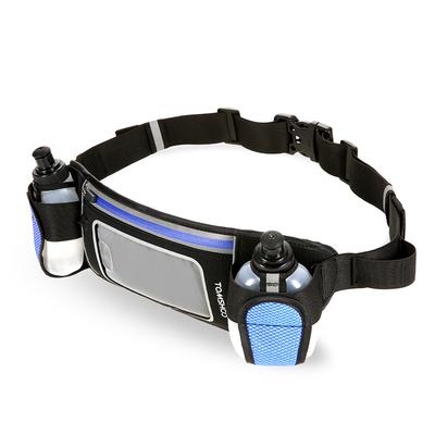 TOMSHOO Cintura da Corsa Idratante con 2 Borracce Leggera Riflettente