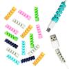Universal Silicone Spiral USB Charge Cable Cord Protector Saver Cover for iPhone