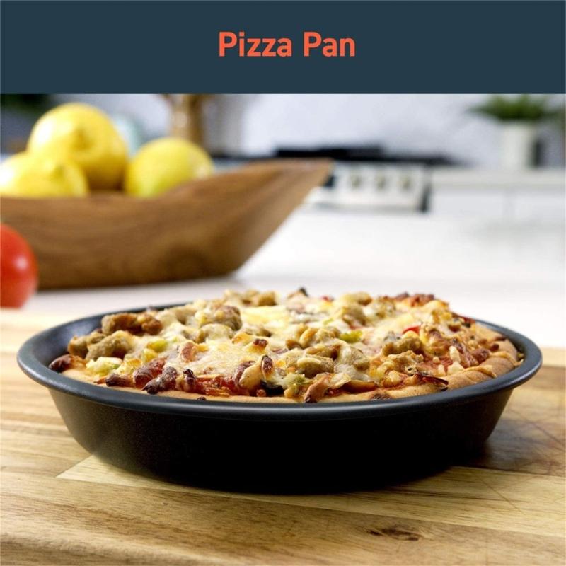 6Pcs Air Fryer Accessories Square Cake Bucket Utensils Mould Silicone Mat Cake Pan Pizza Pan Accessories for Air Fryer