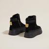 Thick-soled heightening snow boots women's winter velvet thickened warm non-slip short cotton boots wool lining